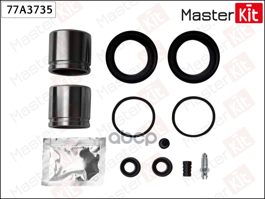 Ремкомплект тормозного суппорта + поршень KIA SORENTO 08-02- 77A3735 MasterKit арт. 77A3735