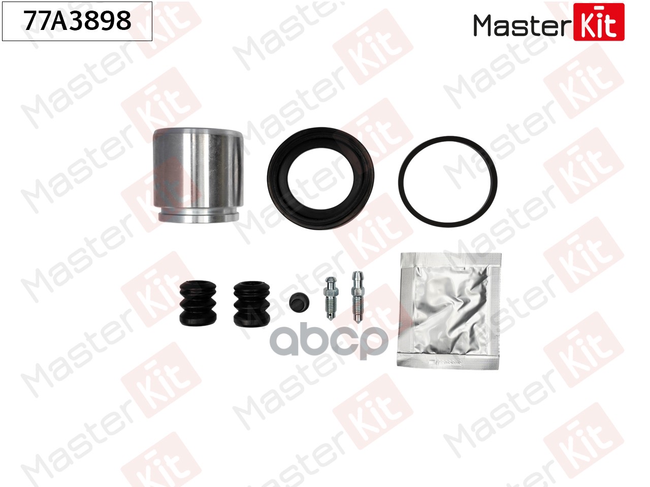 Ремкомплект тормозного суппорта+поршень Renault LOGAN I (LS_) 2004 - MasterKit арт. 77A3898