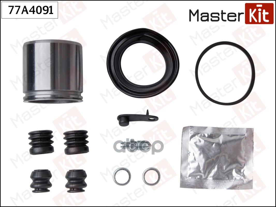77A4091 Ремкомплект тормозного суппорта + поршень VW TRANSPORTER IV (70B  70C  7DB  7DK  70J  70K  7 MasterKit арт. 77a4091