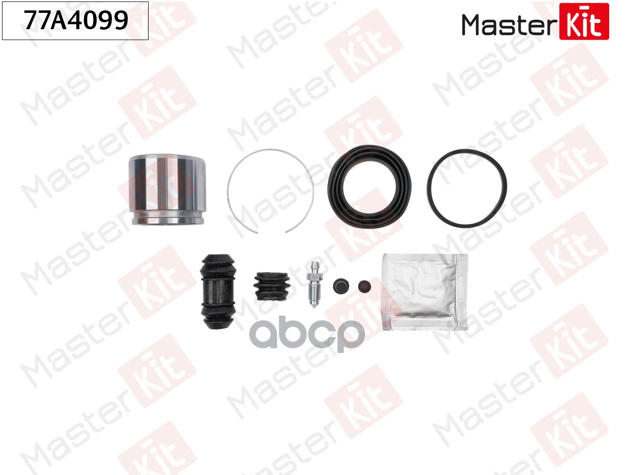 Ремкомплект тормозного суппорта+поршень Subaru IMPREZA седан (GC) 1992 - 2001 77A4099 MasterKit арт. 77A4099