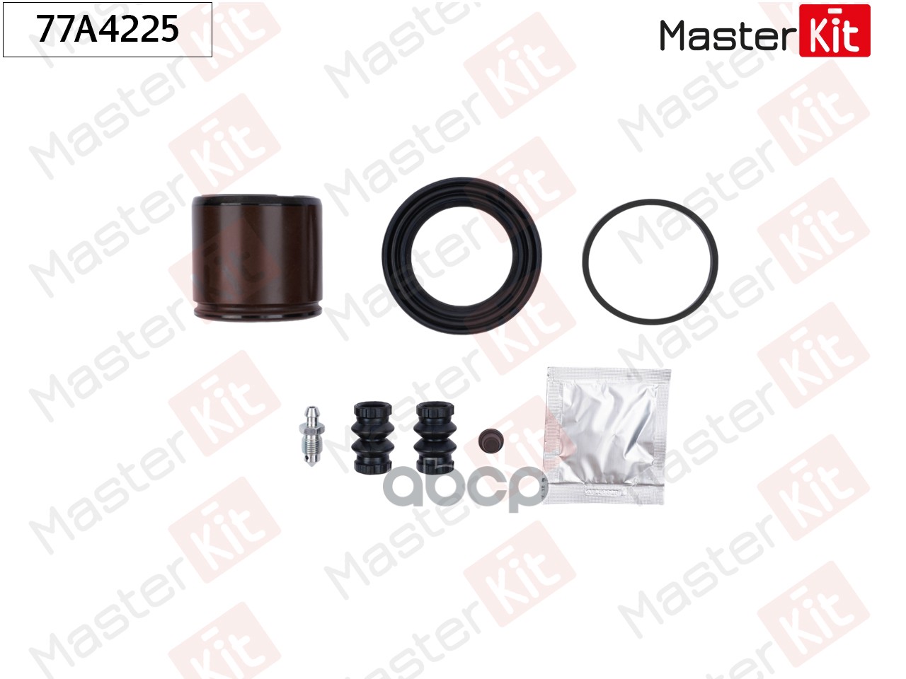 77A4225 Ремкомплект тормозного суппорта+поршень Chrysler PT CRUISER (PT_) 2000 - 2010 MasterKit арт. 77a4225
