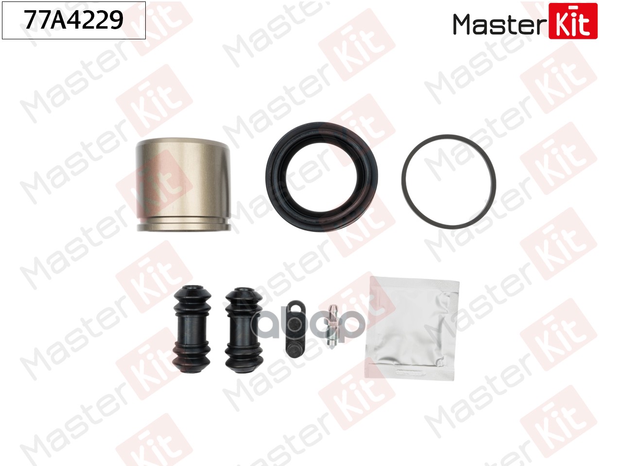 Ремкомплект тормозного суппорта + поршень Audi A4 (8K2, B8) 2007 - 2015 77A4229 MasterKit арт. 77A4229