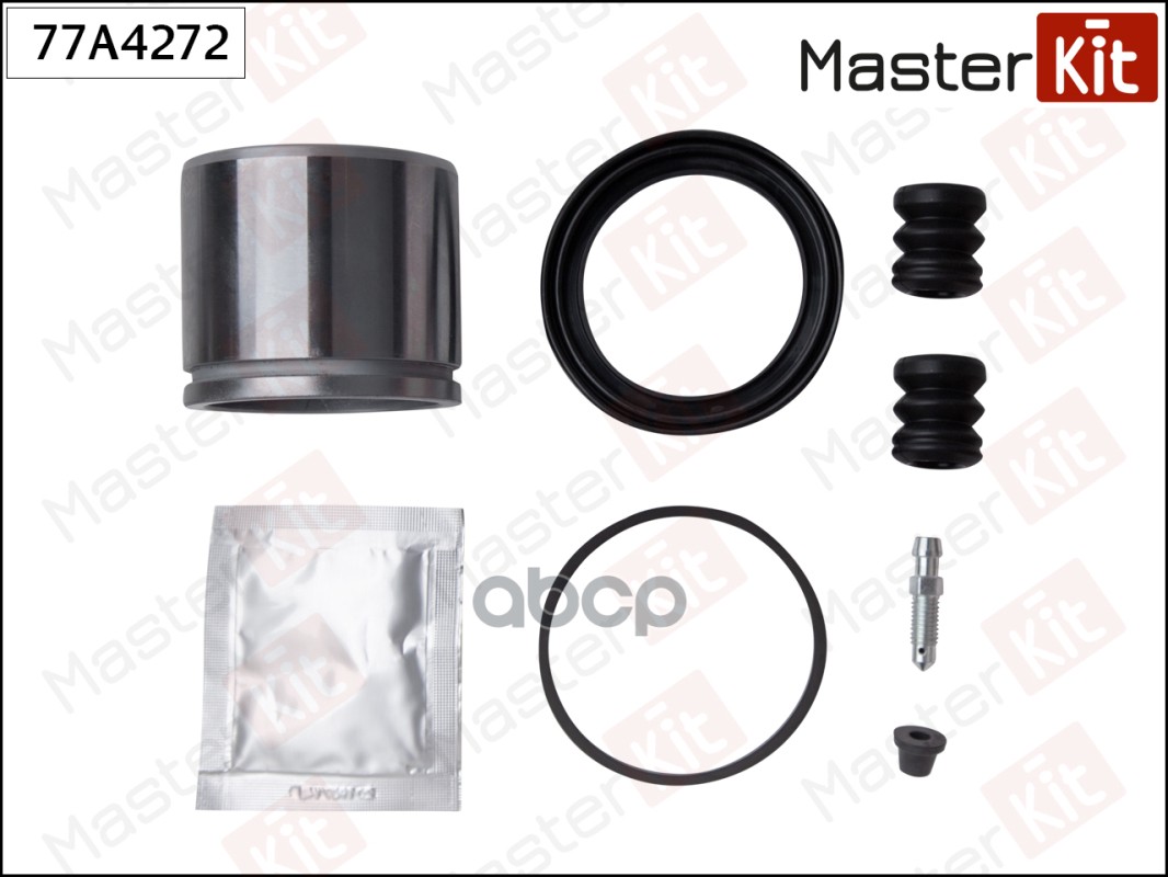 Ремкомплект тормозного суппорта+поршень Renault LAGUNA III (BT0/1) 2007 - 2015, VW TRANSPO MasterKit арт. 77A4272