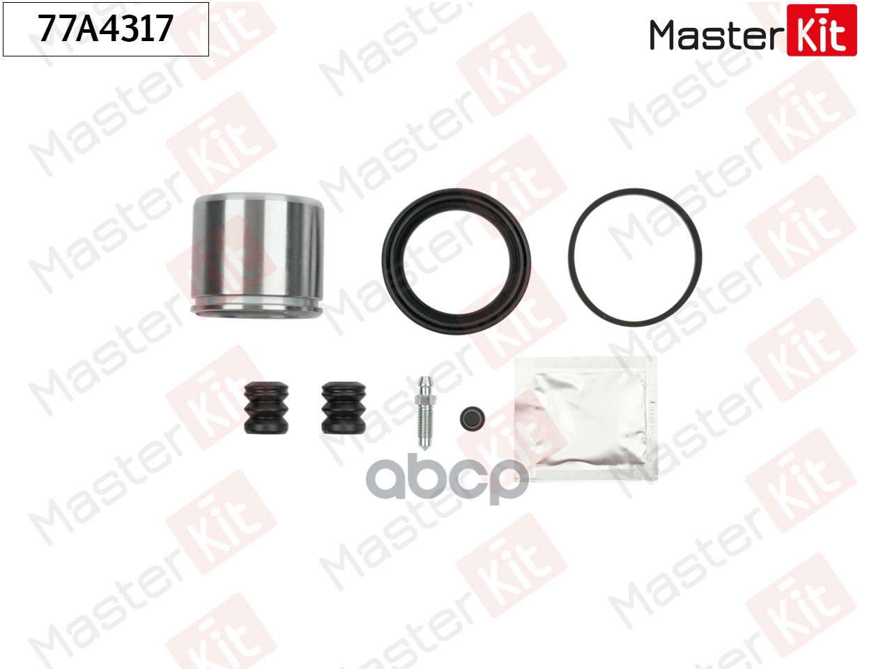 Ремкомплект тормозного суппорта Mercedes-Benz S-CLASS купе (C126) 1980 - 1991 MasterKit арт. 77A4317