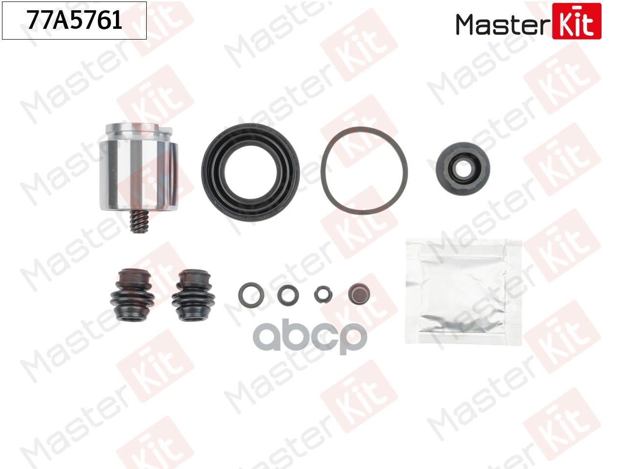 77A5761 Ремкомплект тормозного суппорта+поршень с механизмом Mitsubishi ASX (GA_W_) 2010 - MasterKit арт. 77a5761