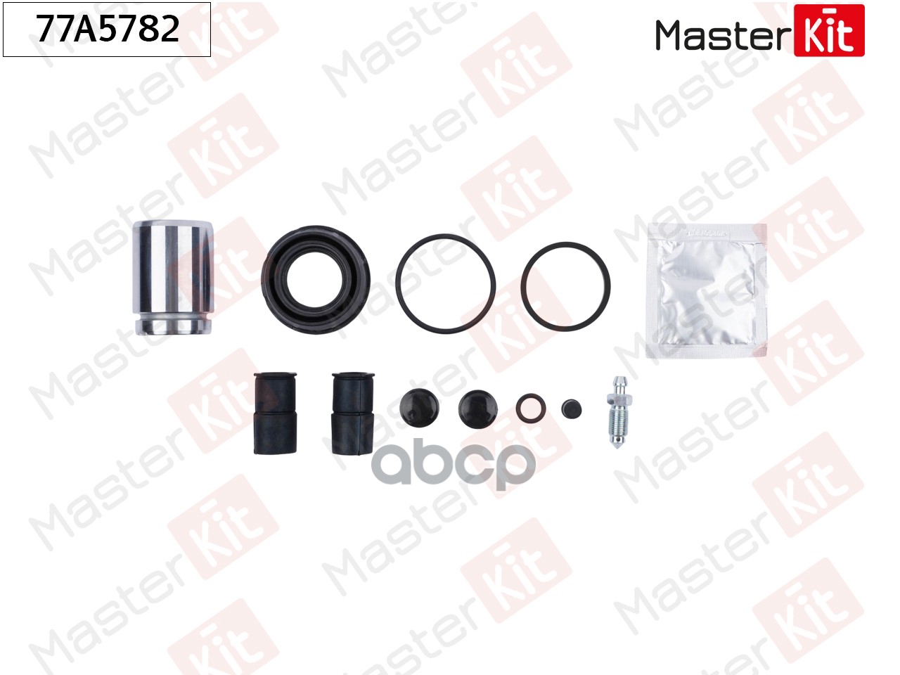 Ремкомплект тормозного суппорта+поршень Ford KUGA II (DM2) 2012 MasterKit арт. 77A5782