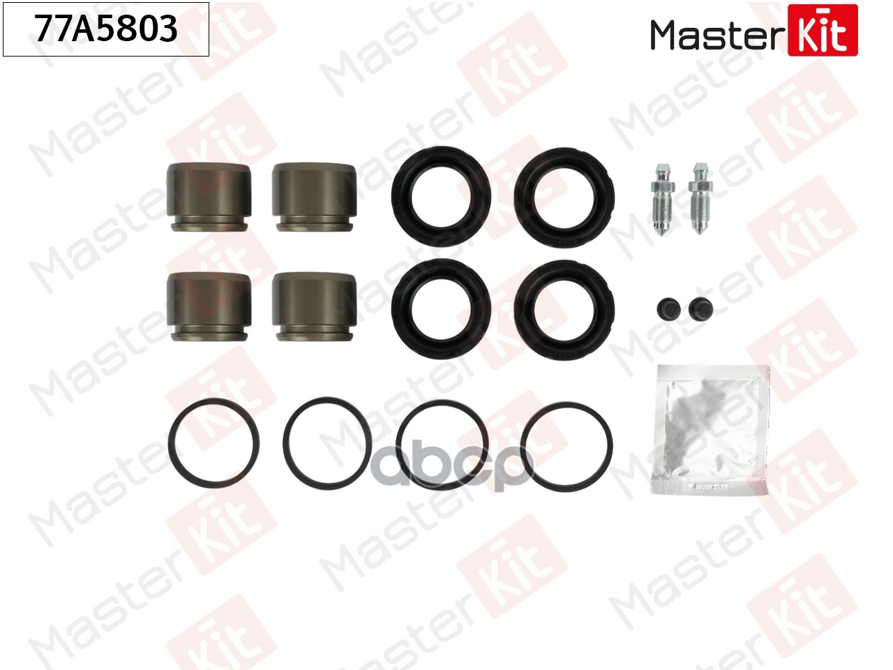 Ремкомплект тормозного суппорта + поршень BMW 3 (F30, F80) 2012- 77A5803 MasterKit арт. 77A5803