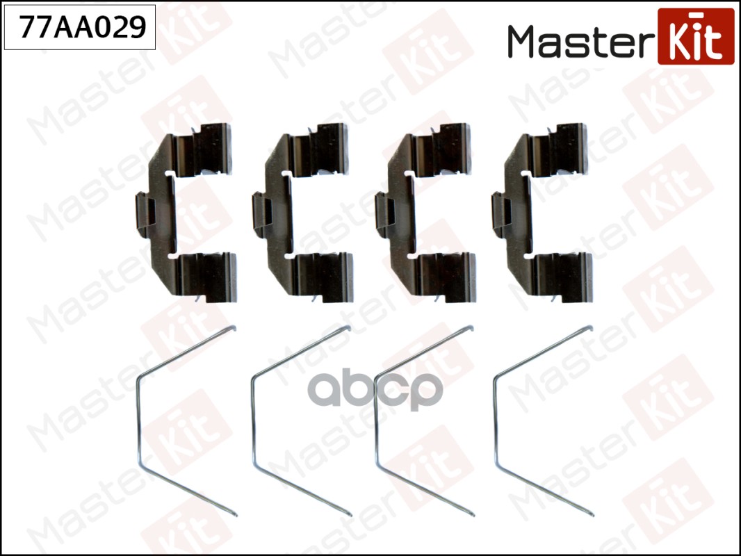 Комплект установочный тормозных колодок Mazda 6(GG) 02-08 MasterKit арт. 77AA029