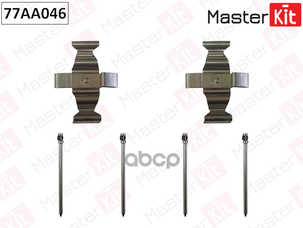 Комплект установочный дисковых колодок MERCEDES CLS (C219) 10-04 - 10-04-12-10 77AA046 MasterKit арт. 77AA046