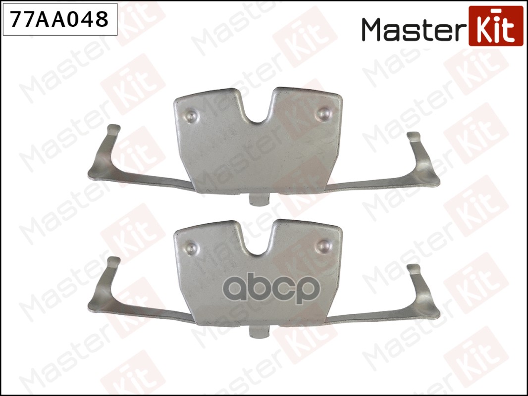 Комплект установочный тормозных колодок BMW 5(F10),7(F01,F02,F03,F04) 08-16 MasterKit арт. 77AA048