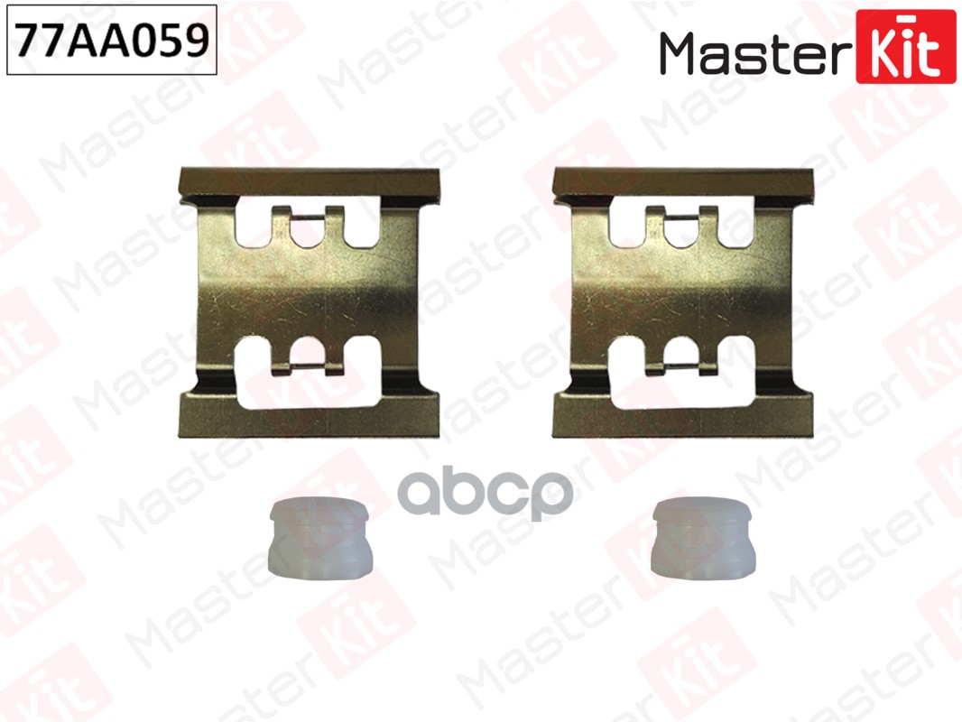 77AA059 Комплект установочный тормозных колодок Ford TRANSIT TOURNEO 1994 - 2000 MasterKit арт. 77aa059