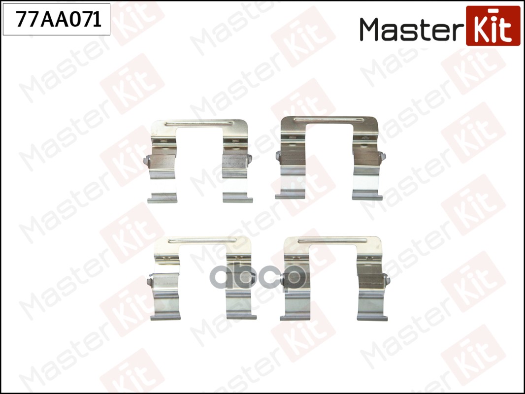 Комплект установочный тормозных колодок Mazda 6(GG) 02-08 MasterKit арт. 77AA071