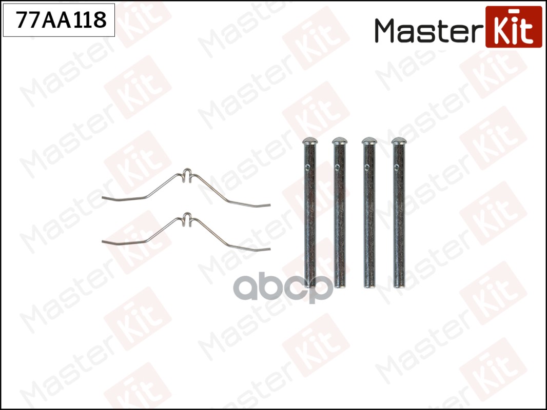Комплект установочный тормозных колодок Mazda 323 III(BF),Demio(DW) 85-03 MasterKit арт. 77AA118