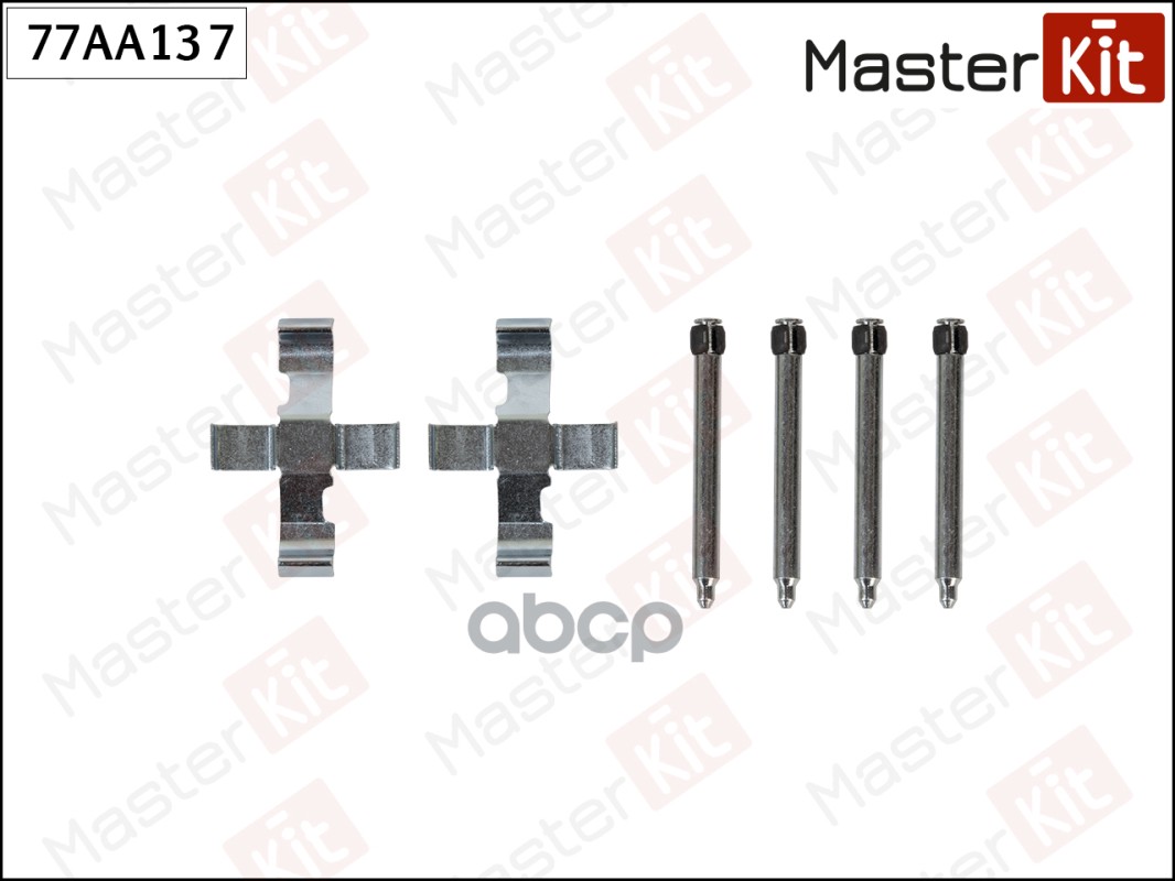 Комплект установочный тормозных колодок Opel Astra F(T92) 91-01,Ford Escort V(GAL) 89-92 MasterKit арт. 77AA137