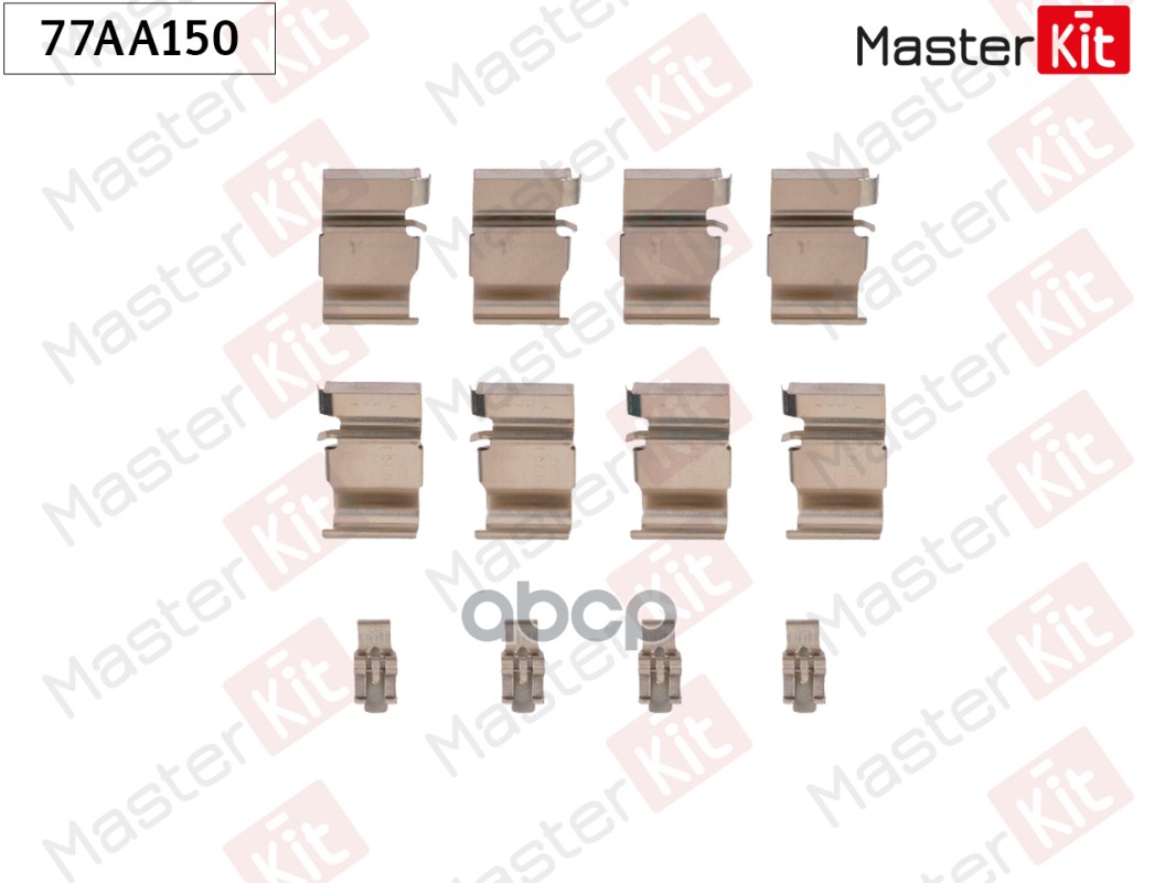 77AA150 Комплект установочный тормозных колодок Toyota LAND CRUISER PRADO (_J15_) 2009 - MasterKit арт. 77aa150