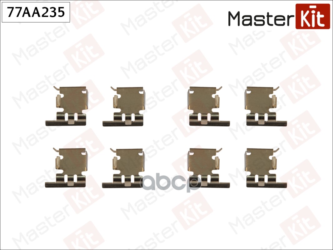 Комплект установочный тормозных колодок Suzuki WAGON R+ (EM) 1997 - 2000 77AA235 MasterKit арт. 77AA235