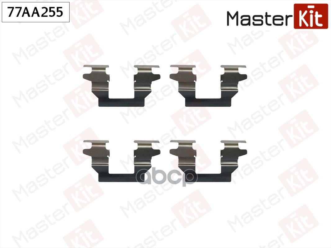 Комплект установочный тормозных колодок Nissan Murano II(Z51),X-Trail(T30) 01-14 MasterKit арт. 77AA255