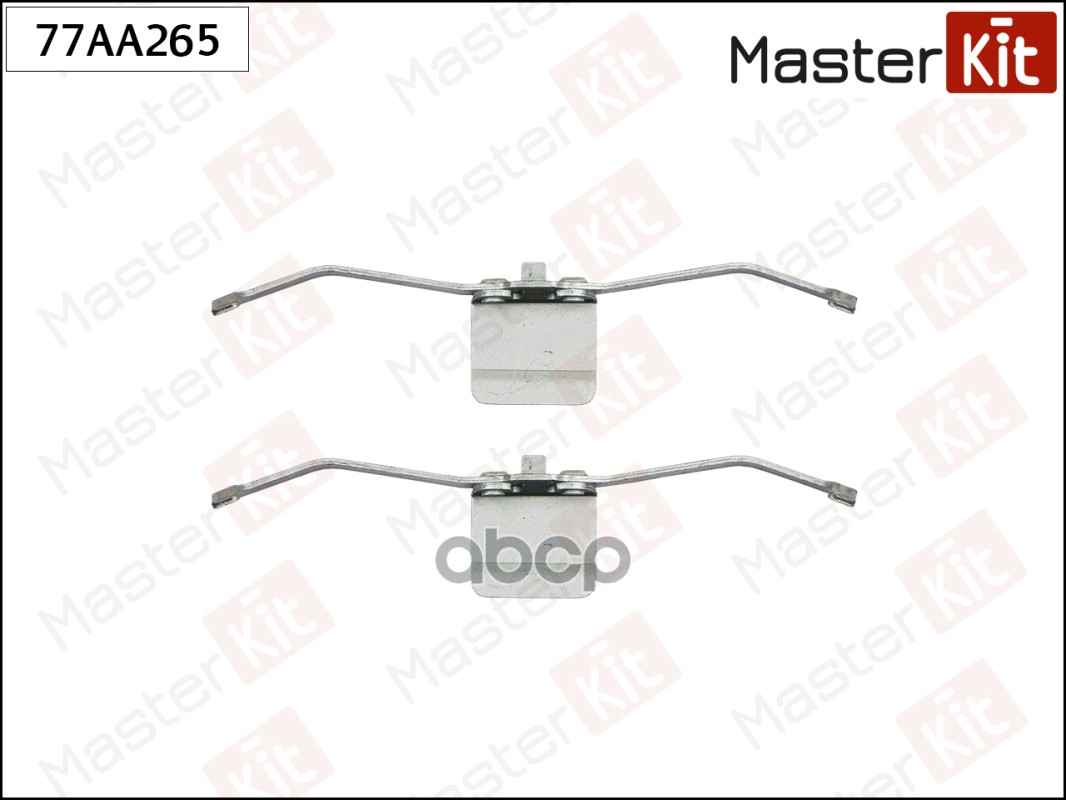 Комплект установочный тормозных колодок Opel Vectra C(Z02) 02-09,VW Passat(3C2) 05-10 MasterKit арт. 77AA265