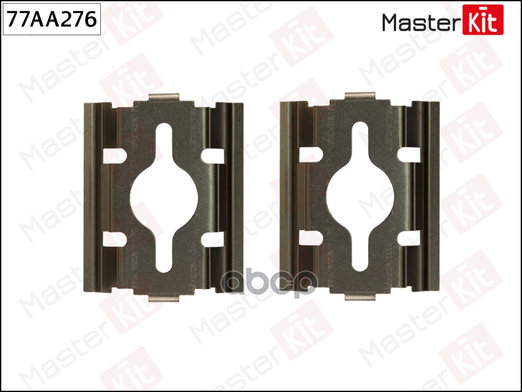 77AA276 Комплект установочный тормозных колодок Fiat DUCATO (230_) 1994 - 2002 MasterKit арт. 77aa276