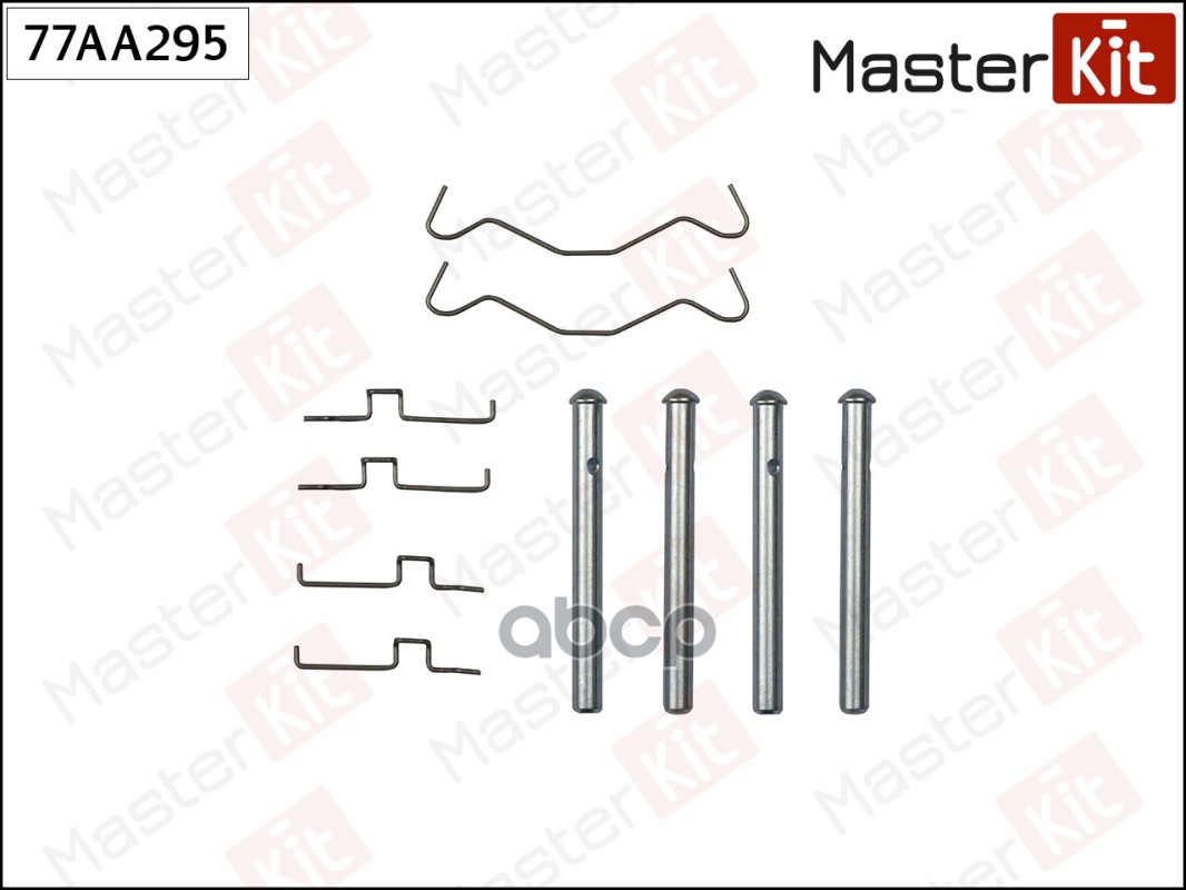 Комплект установочный тормозных колодок Toyota Corolla(_E12_),Prius(_W1_) 00-04 MasterKit арт. 77AA295