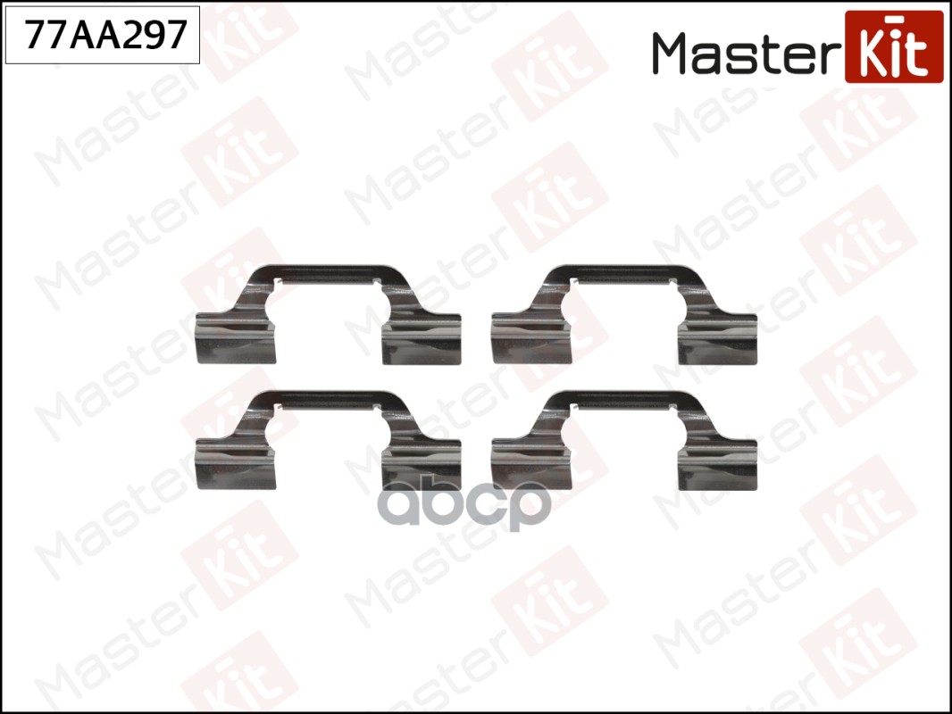 Комплект установочный тормозных колодок VW Golf IV(1J1) 97-07,Skoda Octavia I(1U2) 96-10 MasterKit арт. 77AA297