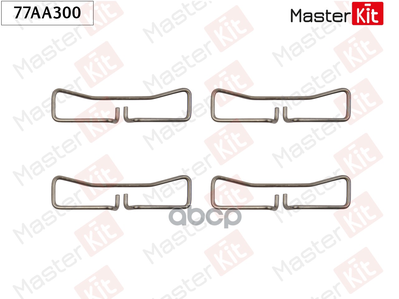 Комплект установочный тормозных колодок Kia SPORTAGE (K00) 1994 - 2004 Masterkit MasterKit арт. 77AA300