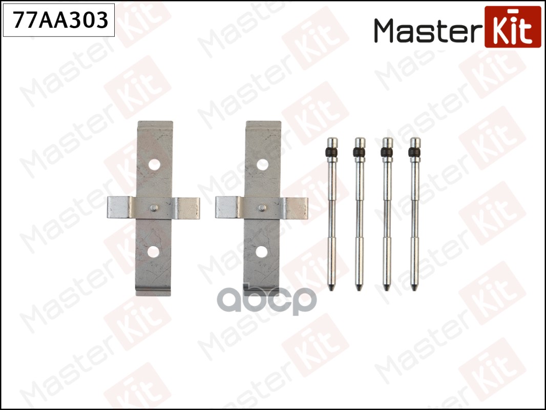 Комплект установочный тормозных колодок Renault Megane III(DZ0/1_) 08- MasterKit арт. 77AA303