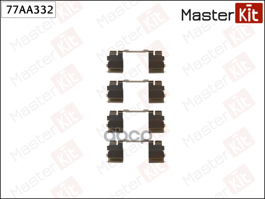77AA332 Комплект установочный тормозных колодок Fiat DUCATO Фургон (250_  290_) 2006 - MasterKit арт. 77aa332