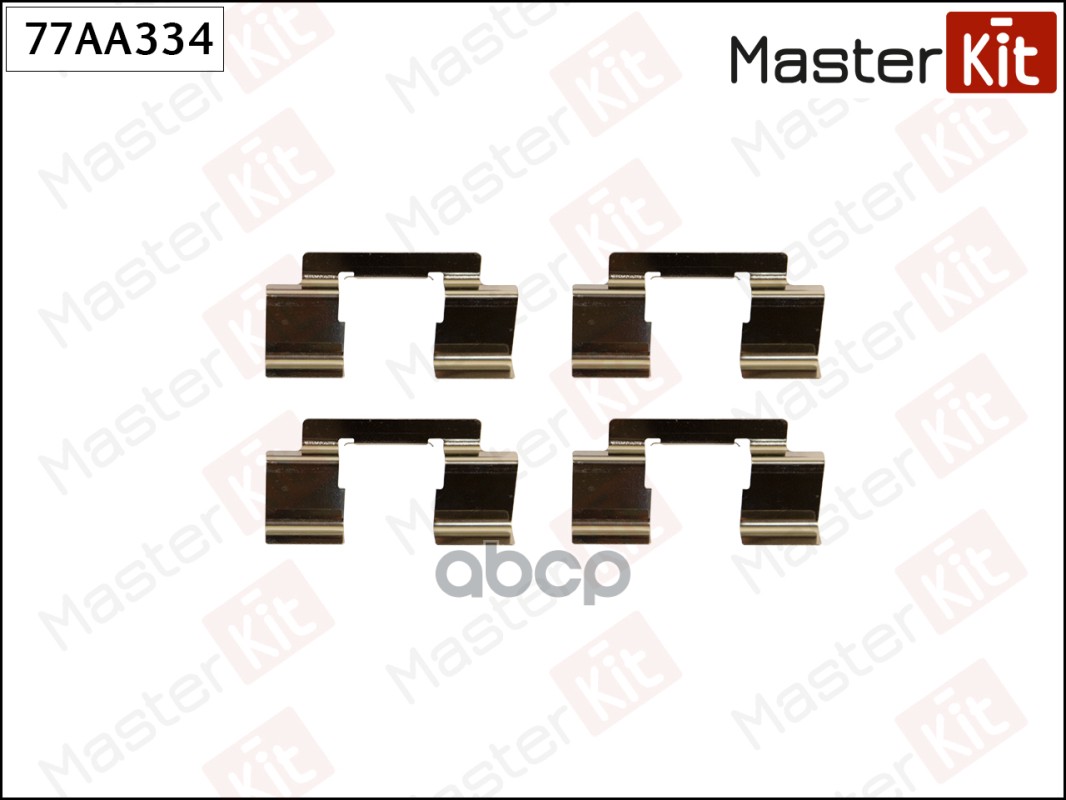 Комплект установочный тормозных колодок Chrysler PT CRUISER (PT_) 2000 - 2010 MasterKit арт. 77AA334