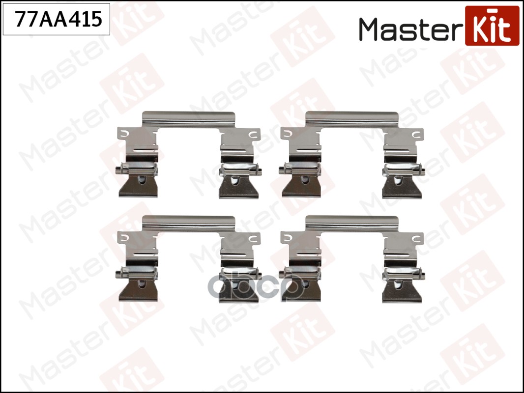 Комплект установочный тормозных колодок Ford RANGER (TKE) 2011 - MasterKit арт. 77AA415