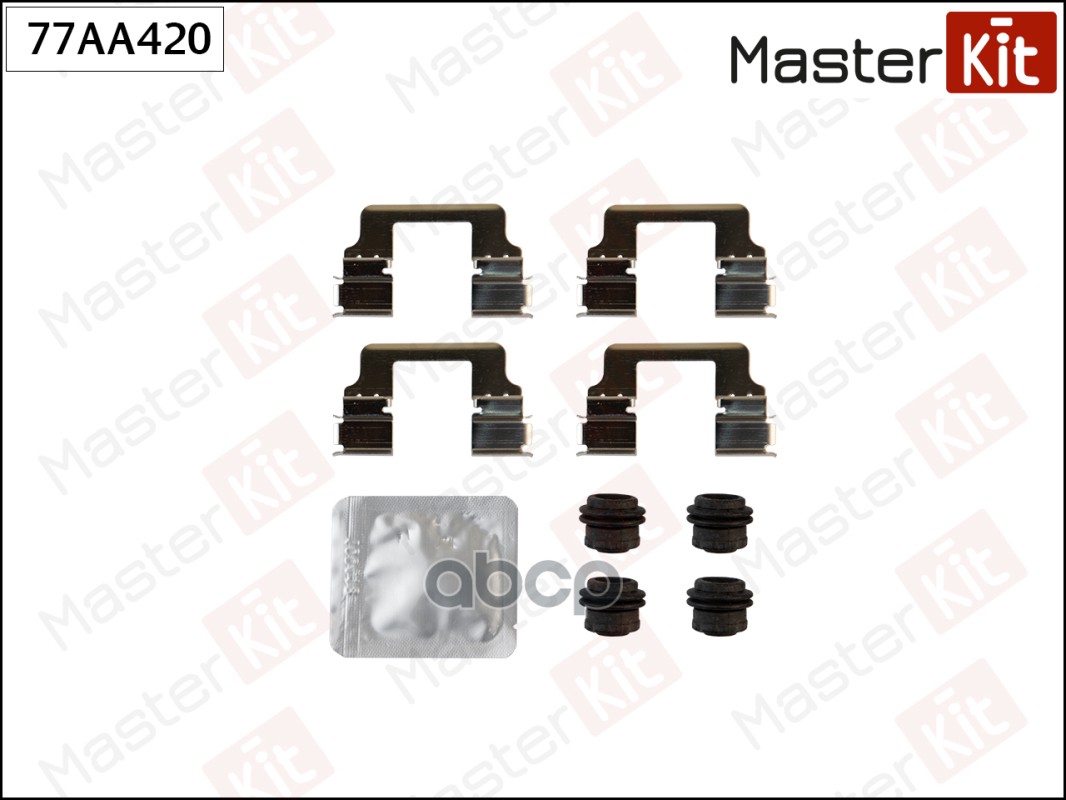 Комплект установочный тормозных колодок Land Rover RANGE ROVER IV (L405) 2012 - 77AA420 MasterKit арт. 77AA420