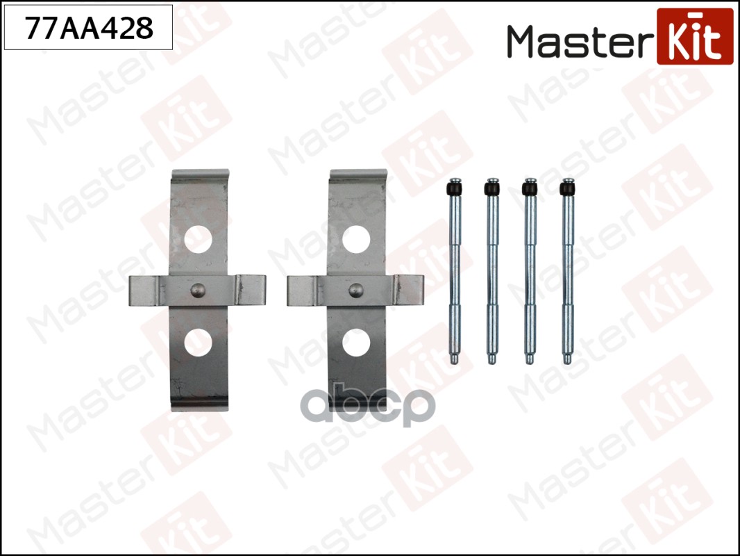 Комплект установочный тормозных колодок  перед. Land Rover RANGE ROVER III 77AA428 MasterKit арт. 77AA428