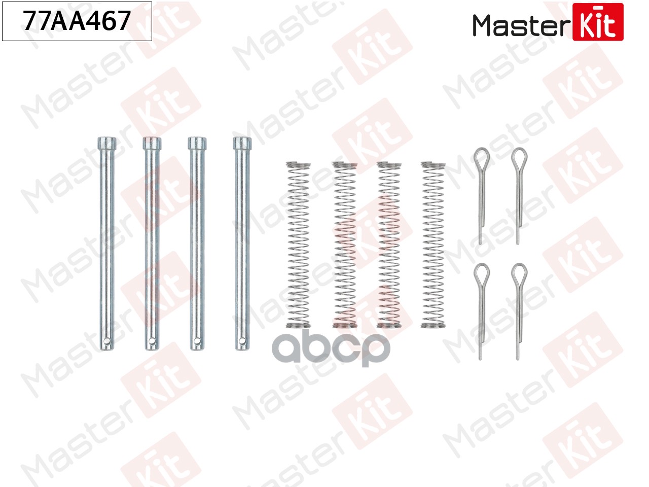 Комплект установочный тормозных колодок Land Rover RANGE ROVER II (P38A) 1994 - 2002 MasterKit арт. 77AA467