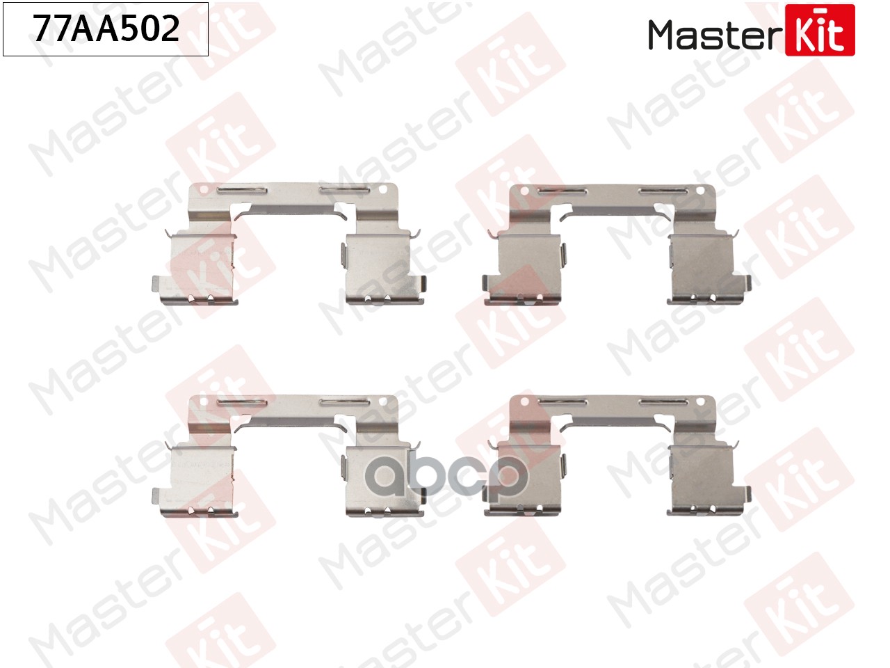 Комплект установочный тормозных колодок Toyota Camry(_V3_),Previa(_R3_) 00-06 MasterKit арт. 77AA502