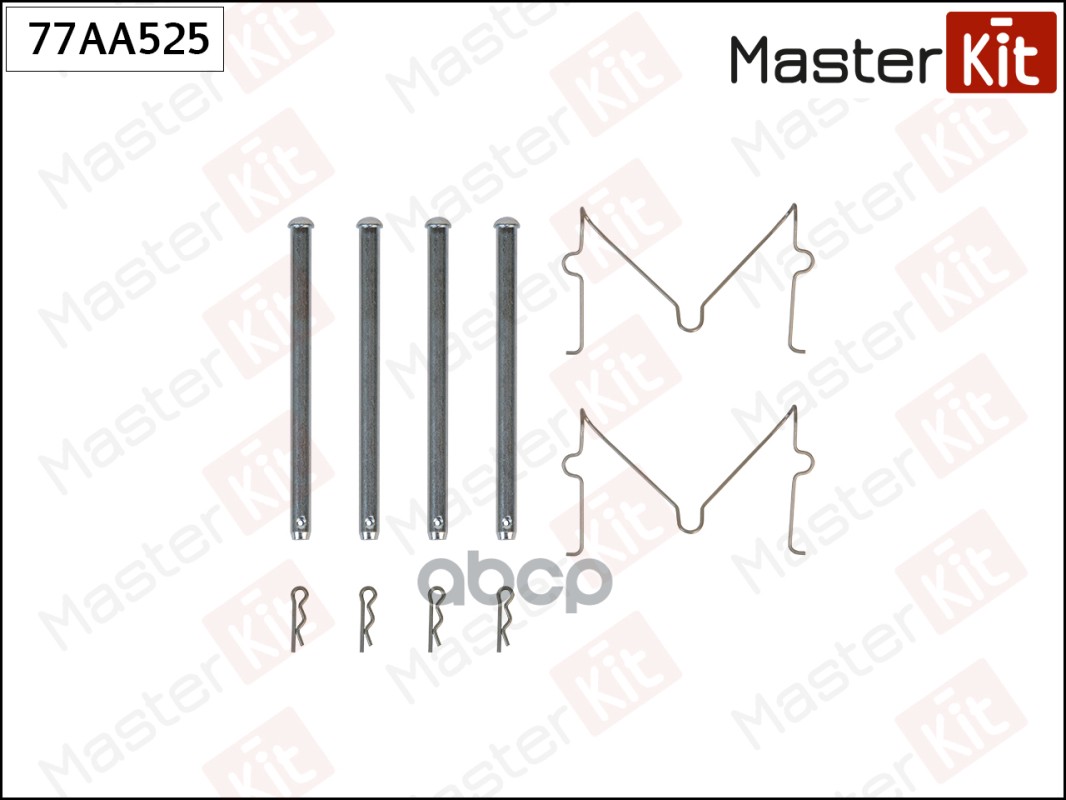 Комплект установочный барабанных колодок Mitsubishi PAJERO IV (V8_W, V9_W) 2006 - MASTERKIT 77AA525 MasterKit арт. 77AA525