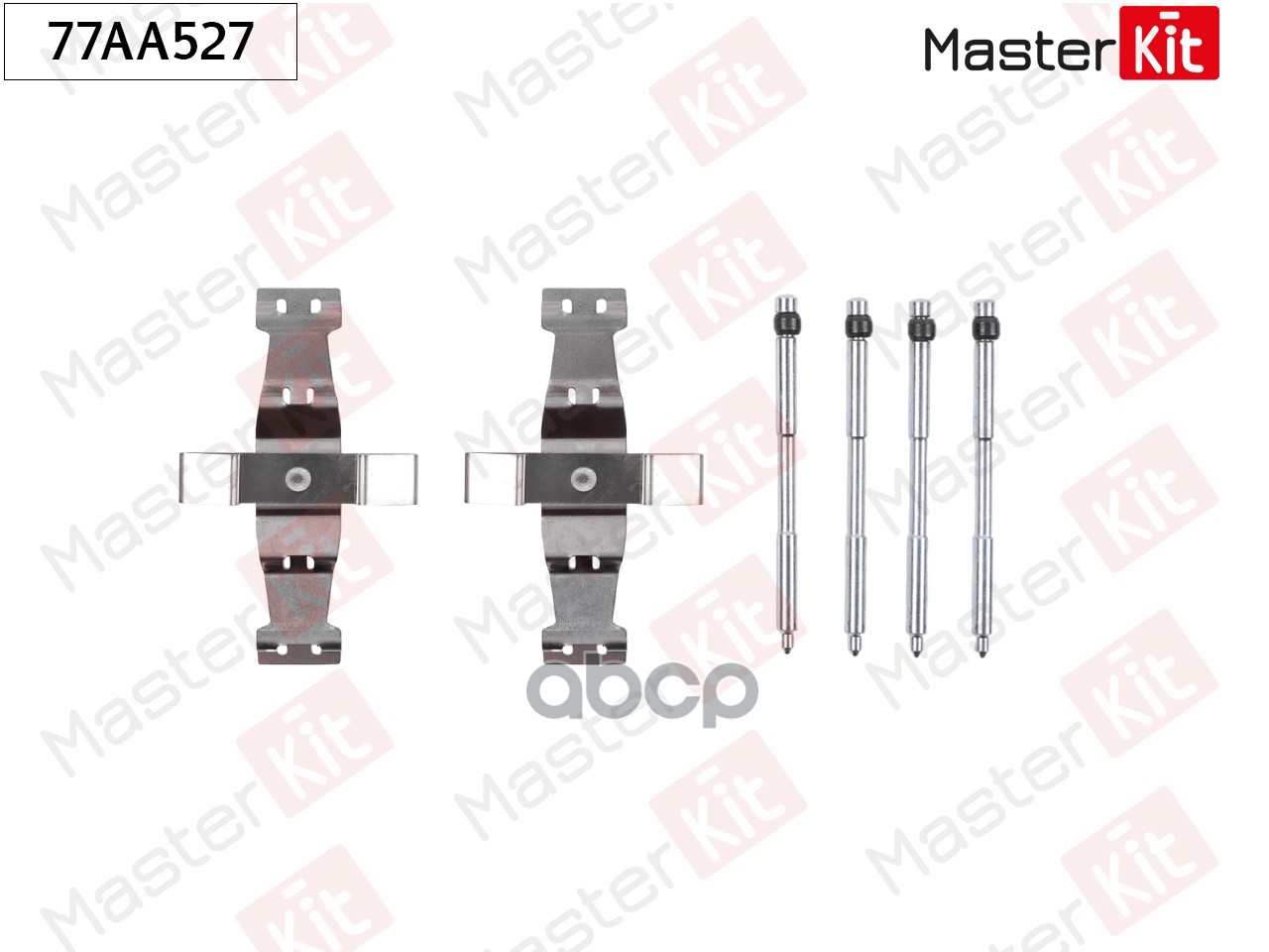Комплект установочный тормозных колодок Mercedes-Benz C-CLASS (W205) 2013 - MasterKit арт. 77AA527