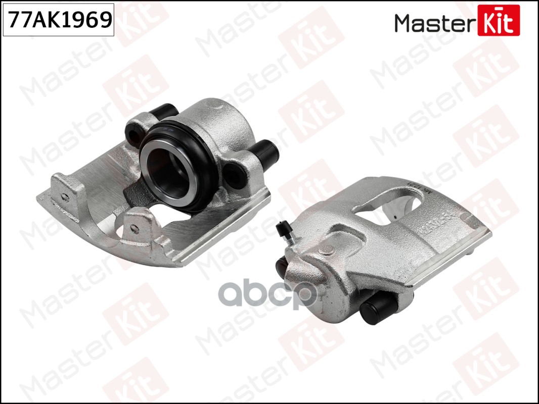 Суппорт тормозной перед. лев. Ford Fusion(JU_) 02-12,Mazda 2(DY) 03-07 MasterKit арт. 77AK1969
