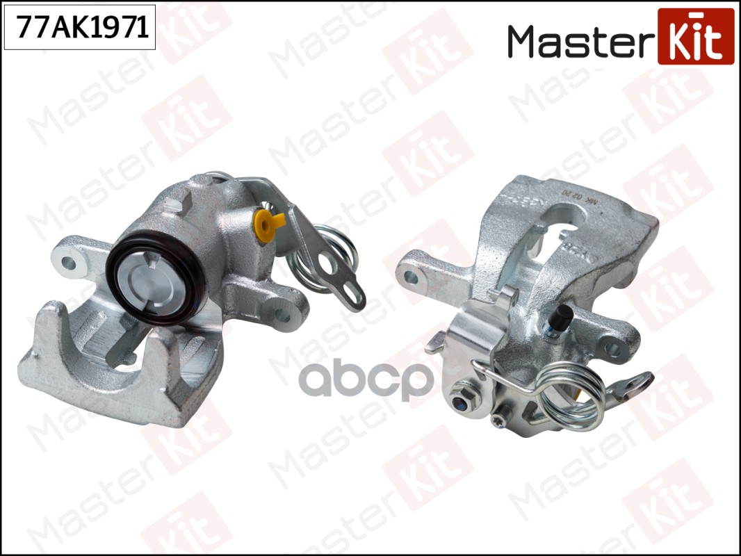 Суппорт тормозной задний левый Ford FOCUS II (DA_, HCP, DP) 2004-2013, KUGA I 2008-2012, MONDEO IV 77AK1971 MasterKit арт. 77...