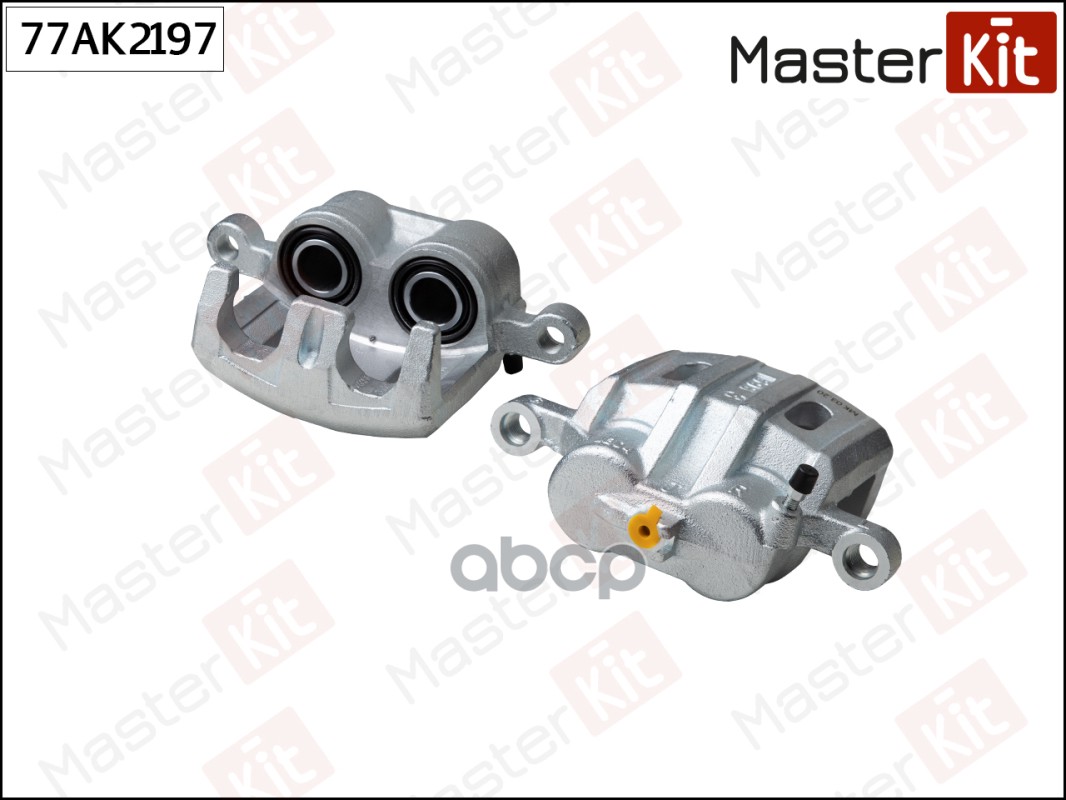 Суппорт тормозной передний правый Citroen C-CROSSER (EP_) 2007 -, Mitsubishi OUTLANDER I-III 2001- 77AK2197 MasterKit арт. 77...