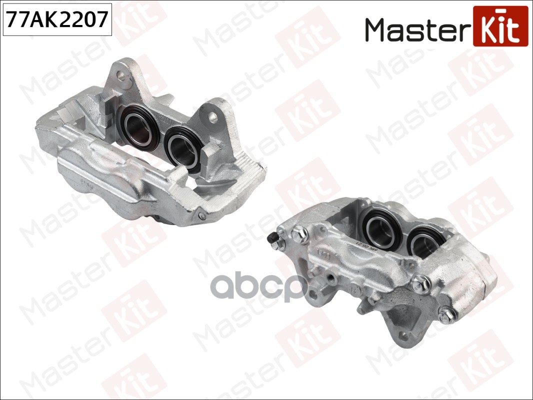 Суппорт тормозной перед. прав. Mitsubishi Pajero IV(V8_W,V9_W,V9_,V8_,V8_V) 06- MasterKit арт. 77AK2207