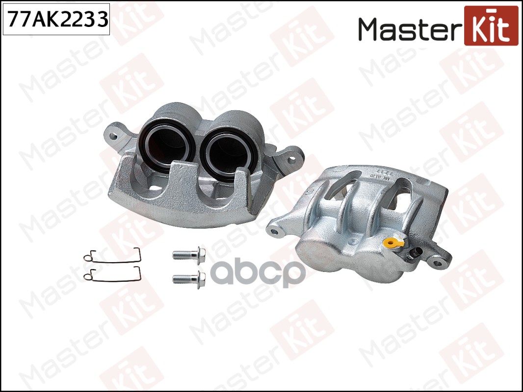 Суппорт тормозной передний правый Ford TRANSIT (FD_ _, FB_ _, FS_ _, FZ_ _, FC_ _) 2000-2006 77AK2233 MasterKit арт. 77AK2233