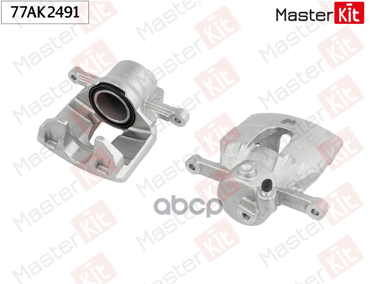 Суппорт тормозной перед. прав. Skoda Fabia II(542,545) 06-14,VW Polo(602,604,612,614) 09- MasterKit арт. 77AK2491