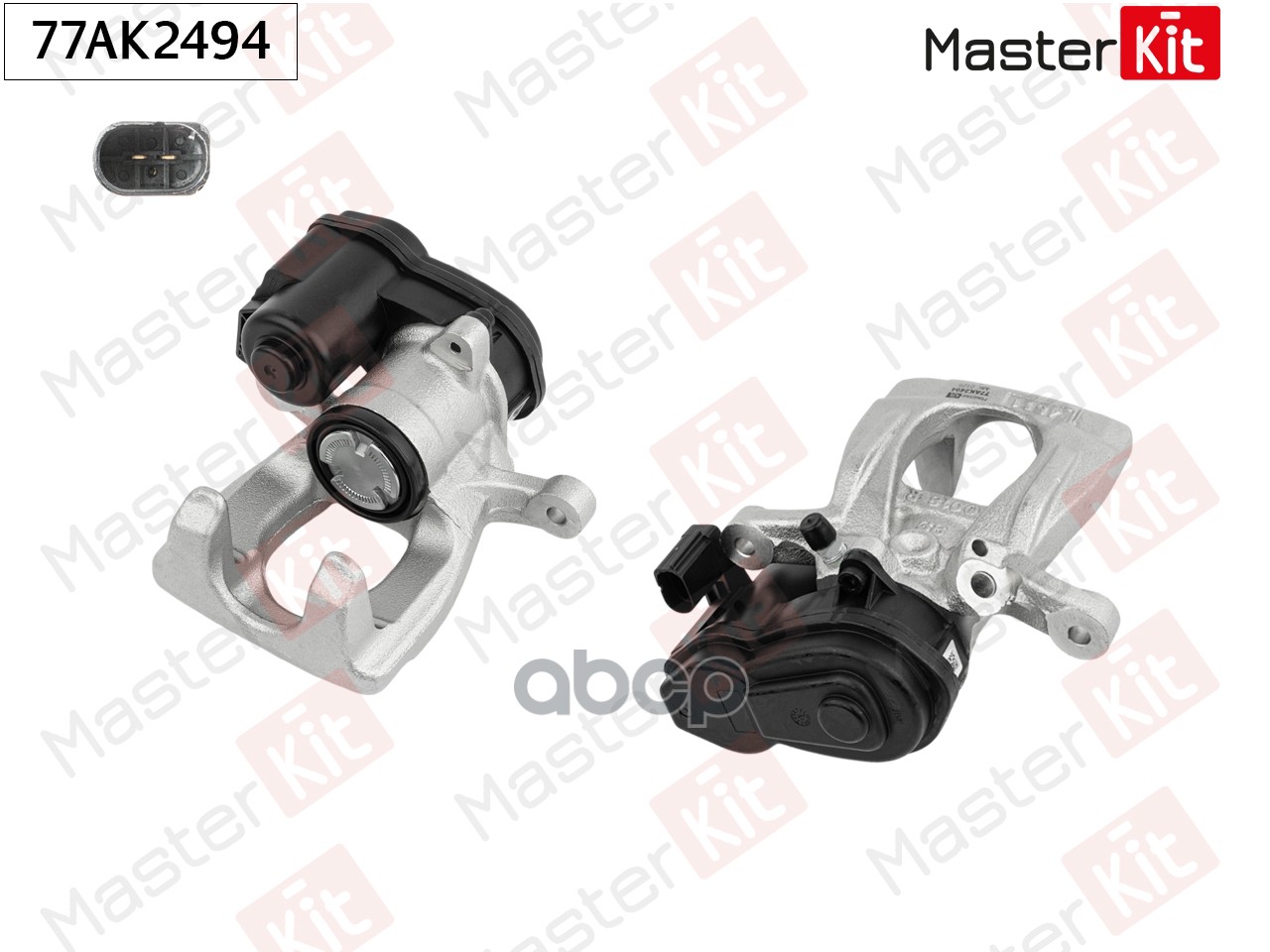 Суппорт тормозной задний правый Nissan X-TRAIL (T32_) 2013 - 77AK2494 MasterKit арт. 77AK2494