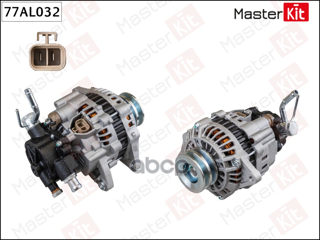 Генератор  MITSUBISHI L200/PAJERO SPORT 2.5TD 80A (14V 80A) Masterkit MasterKit арт. 77AL032