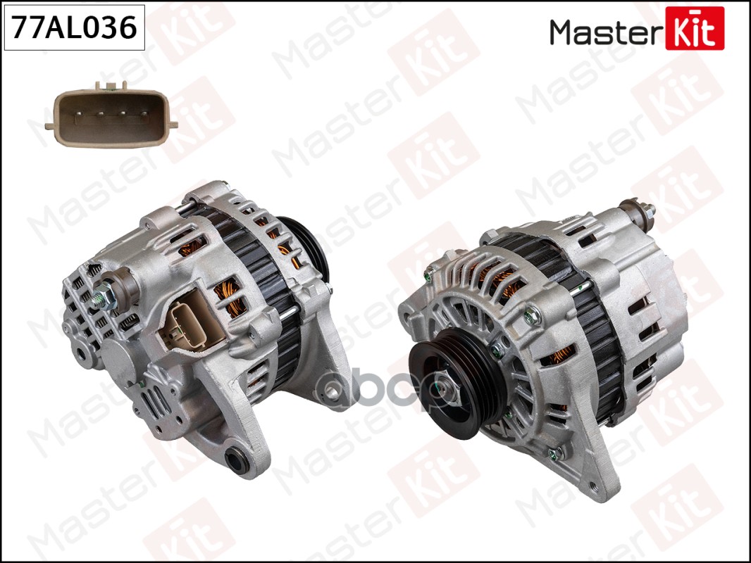 Генератор  MITSUBISHI CARISMA, COLT, LANCER (14V 85A) Masterkit MasterKit арт. 77AL036