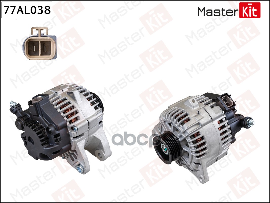 Генератор  HYUNDAI SANTA FE 2.7 (14V 120A) Masterkit MasterKit арт. 77AL038
