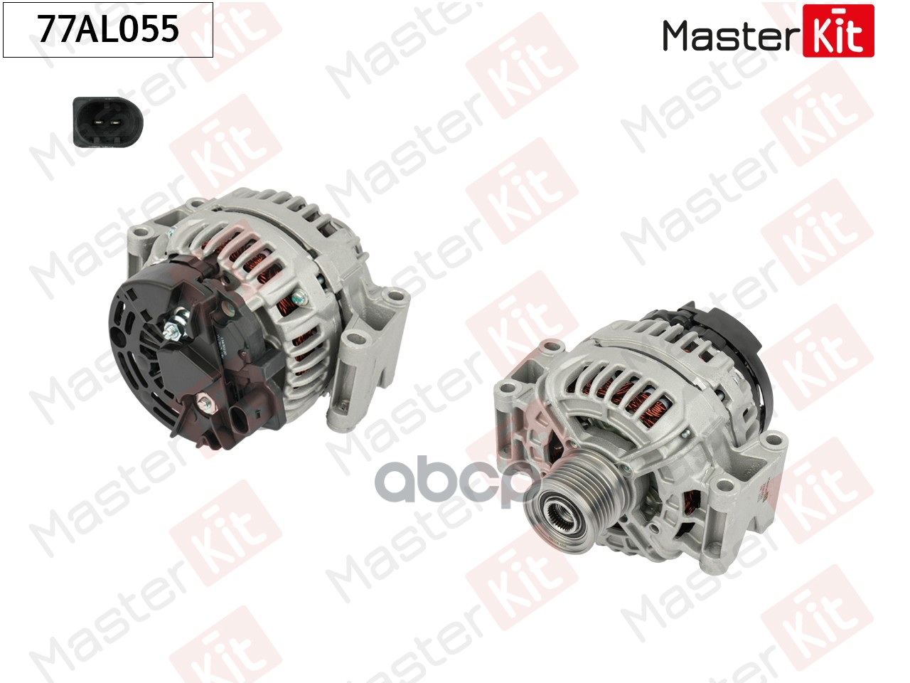 77AL055 Генератор MERCEDES SPRINTER 06-> 120A (14V 120A) MasterKit арт. 77al055
