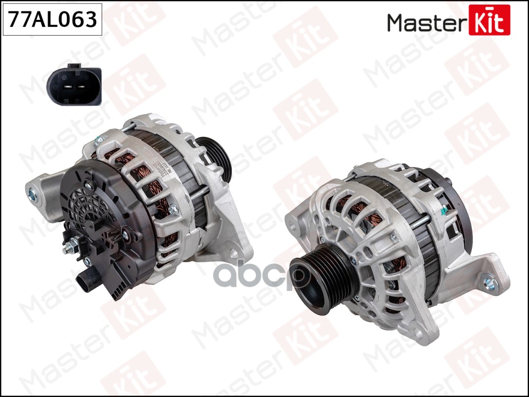 Генератор Fiat Ducato(250_,290_) 06-,Iveco Daily IV,Daily V 06-14 (14V,150A) MasterKit арт. 77AL063