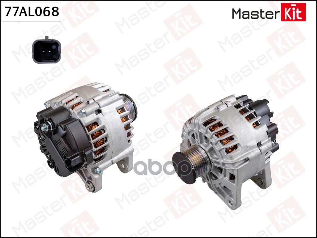 Генератор  RENAULT DUSTER/CAPTUR 2014- (12V 120A) Masterkit MasterKit арт. 77AL068