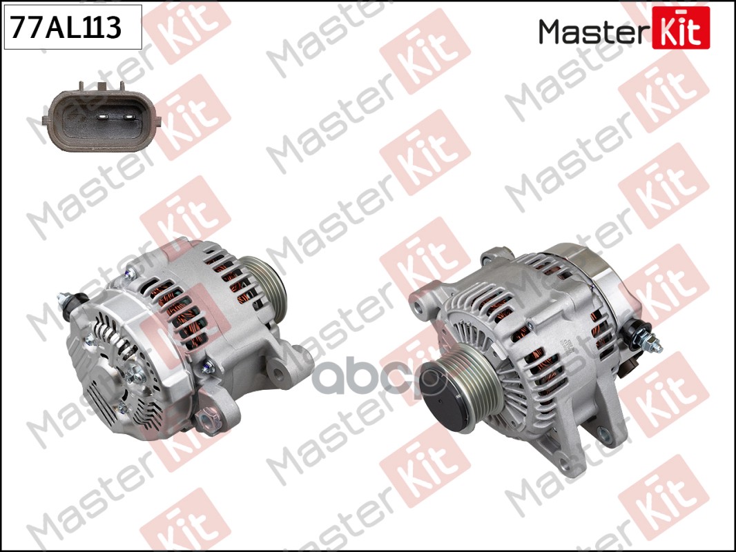 Генератор Hyundai H-1(TQ),Starex(A1),Sorento(JC) 97- (14V,110A) MasterKit арт. 77AL113